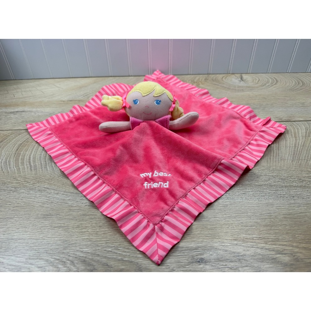 Garanimals Pink Doll Security Blanket My Best Friend Plush Ruffle 86651